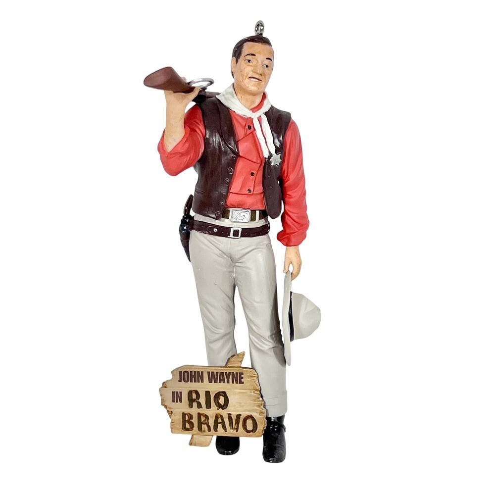 Christmas Ornaments Lot 3 John Wayne, Bear with Gingerbread Man, Campbell Soup - Picture 3 of 11